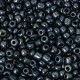 Rocalla cristal 8/0 (3mm) - Anthracite blue metallic